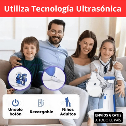 Nebulizador Portátil para Adultos y Niños