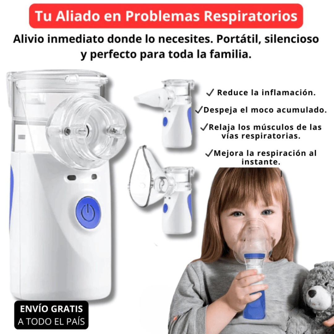 Nebulizador Portátil para Adultos y Niños